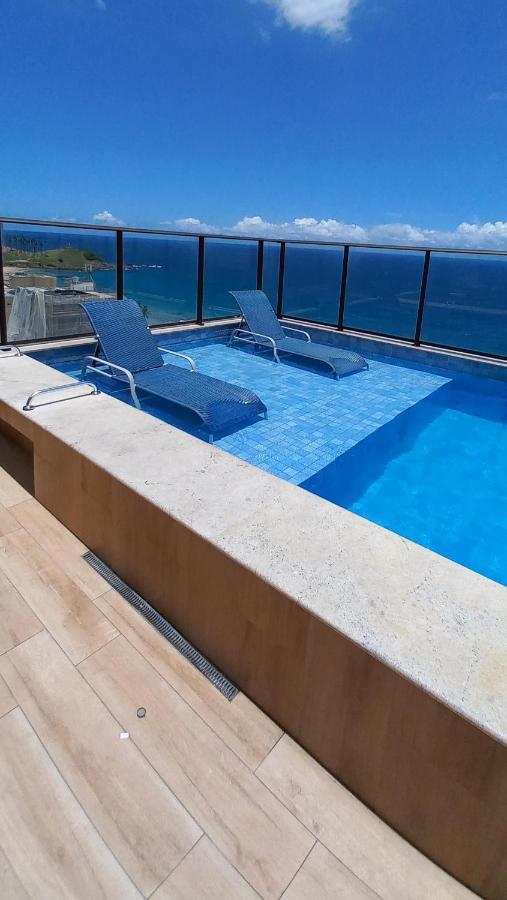 Loft Smart Farol Da Barra, Piscina Rooftop, Beira Mar No Farol Da Barra Salvador Exterior photo